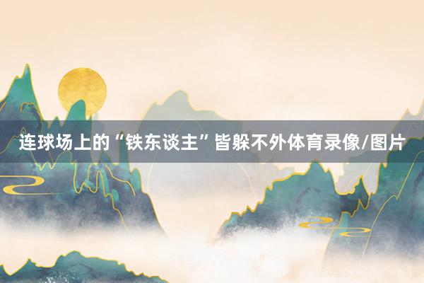 连球场上的“铁东谈主”皆躲不外体育录像/图片