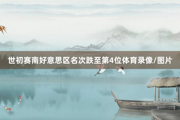 世初赛南好意思区名次跌至第4位体育录像/图片